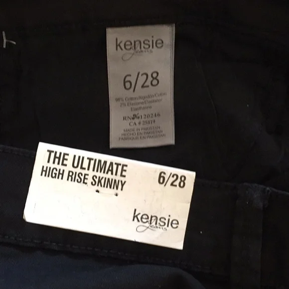 Kensie The Ultimate High Rise Skinny Jeans - Picture 5 of 6